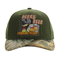 SM123 DEER & BEER  - OLIVE