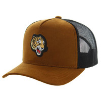 SM160 TIGER , SUEDE TRUCKER - BROWN