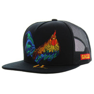 SM091 ROOSTER , TRUCKER - BLACK
