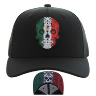 SM011 MEXICO SKULL, HYDRO TRUCKER - BLACK