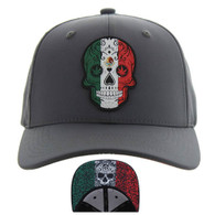 SM011 MEXICO SKULL, HYDRO TRUCKER - CHARCOAL