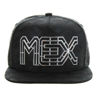 SM117 MEXICO , NYLON CAMO - BLACK