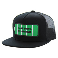 SM026 100% CHARGED BATTERY , TRUCKER - BLACK