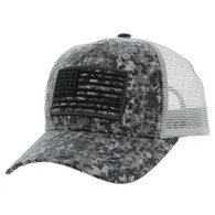 VM9003 USA FLAG , TRUCKER - #6 DIGITAL CAMO/GRAY