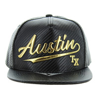 SM171 AUSTIN , CARBON PU  (BLACK)