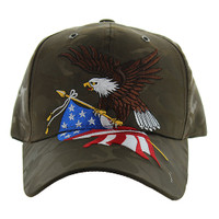 VM040 AMERICAN USA EAGLE NYLON CAMO - BROWN CAMO