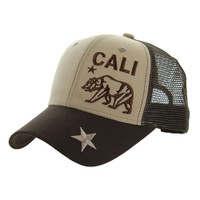 VM255 CALI BEAR TRUCKER - KHAKI/BROWN