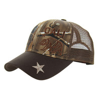 VM255 CALI BEAR TRUCKER - HUNTING CAMO/BROWN