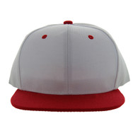 SP018 TWO TONE SNAPBACK CAP(WHITE & RED)