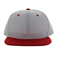 SP018 TWO TONE SNAPBACK CAP(WHITE & RED)