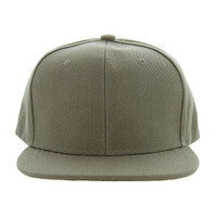 SP018 BLANK SNAPBACK CAP(KHAKI)