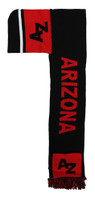 WS030 Arizona Hoodie Scarf (Black & Red)