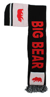 WS030 Big Bear Hoodie Scarf (Black & White )