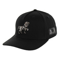 SM321 HORSE, PU VELCRO CLOSURE-BLACK