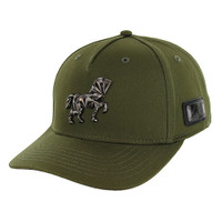 SM321 HORSE, PU VELCRO CLOSURE-OLIVE