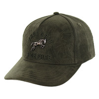 SM323 HORSE TRUE GRIT, ULTRA SUEDE, PU VELCRO CLOSURE-OLIVE