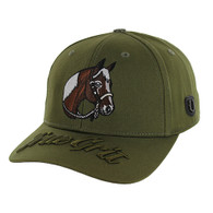 SM325 HORSE TRUE GRIT, BUCKLE CLOSURE-OLIVE