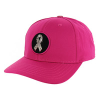 SM328 RIBBON , BUCKLE CLOSURE-HOT PINK