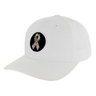SM328 RIBBON , BUCKLE CLOSURE-WHITE