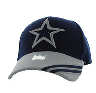 VM235 Big Star Velcro Cap (Navy & Light Grey)