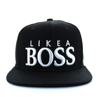 SM356 LIKE A BOSS, SNAPBACK-BLACK
