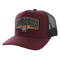 SM560 ROUTE 66, HYDRO TRUCKER-BURGUNDY/BLACK