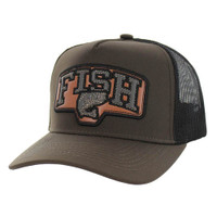 SM560 FISH, HYDRO TRUCKER-BROWN/BLACK