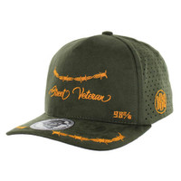 BBB001-12 STREET VETERAN, SUEDE PERFORATED- OLIVE