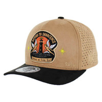 BBB003 RETURN TO INNOCENCE, SUEDE PERFORATED-KHAKI/BLACK