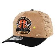 BBB003 REGRESA A LA INOCENCIA, SUEDE PERFORATED-KHAKI/BLACK