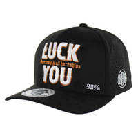 BBB004 LUCK YOU, SUEDE PERFORATED-BLACK