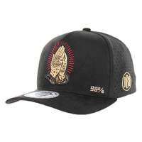 BBB006 REST IN PARADISE, SUEDE PERFORATED-BLACK