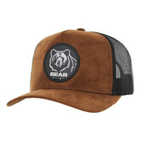 SM104 BEAR , SUEDE TRUCKER - BROWN/BLACK