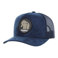 SM104 COBRA , SUEDE TRUCKER - STEEL BLUE/ NAVY