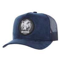 SM104 RHINO , SUEDE TRUCKER - STEEL BLUE/ NAVY