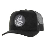 SM104 WOLF , SUEDE TRUCKER - BLACK/BLACK