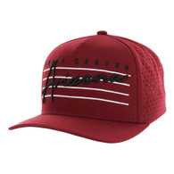 KSM078 ARIZONA,  PERFORATED HYDRO-BURGUNDY