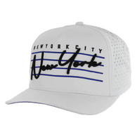 KSM078 NEW YORK,  PERFORATED HYDRO-WHITE