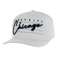 KSM078 CHICAGO,  PERFORATED HYDRO-WHITE