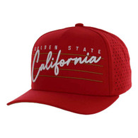 KSM078 CALIFORNIA,  PERFORATED HYDRO-RED
