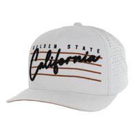 KSM078 CALIFORNIA,  PERFORATED HYDRO-WHITE