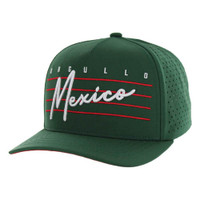 KSM078 MEXICO,  PERFORATED HYDRO-DARK GREEN