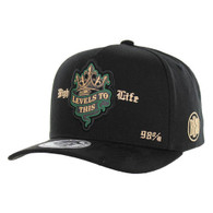 BBB005 HIGH LIFE , COTTON WITH SUEDE, BLACK/BLACK