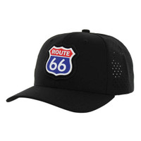 SM276 ROUTE 66 COLOR , HYDRO PERFORATED - BLACK