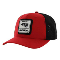 SM277 HECHO EN MEXICO , HYDRO PERFORATED - RED/BLACK