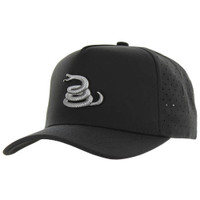 SM322 RATTLE SNAKE , HYDRO PERFORATED - BLACK