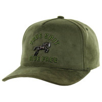 SM323 HORSE TRUE GRIT, SUEDE - OLIVE