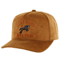 SM323 HORSE TRUE GRIT, SUEDE - BURNT ORANGE