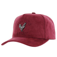 SM323 FIGHT SPIRIT, SUEDE - BURGUNDY