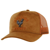 SM323 FIGHT SPIRIT, SUEDE TRUCKER - BURNT ORANGE
